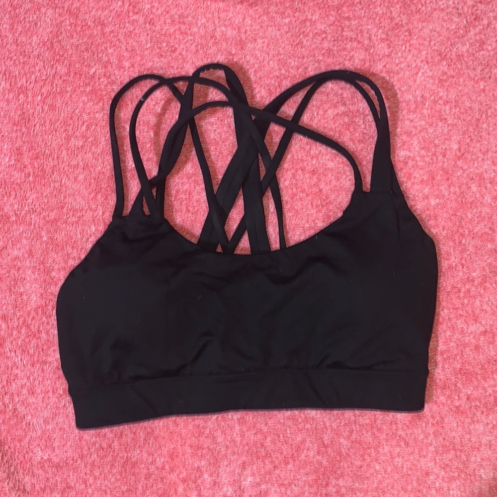 Victoria’s Secret Black Sports Bra NWOT Small